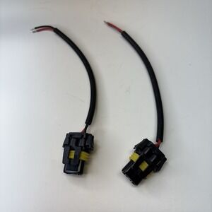 Wire Pigtail Female P 9006 HB4 Two Harness Head Light Socket Connector Fit Bulb